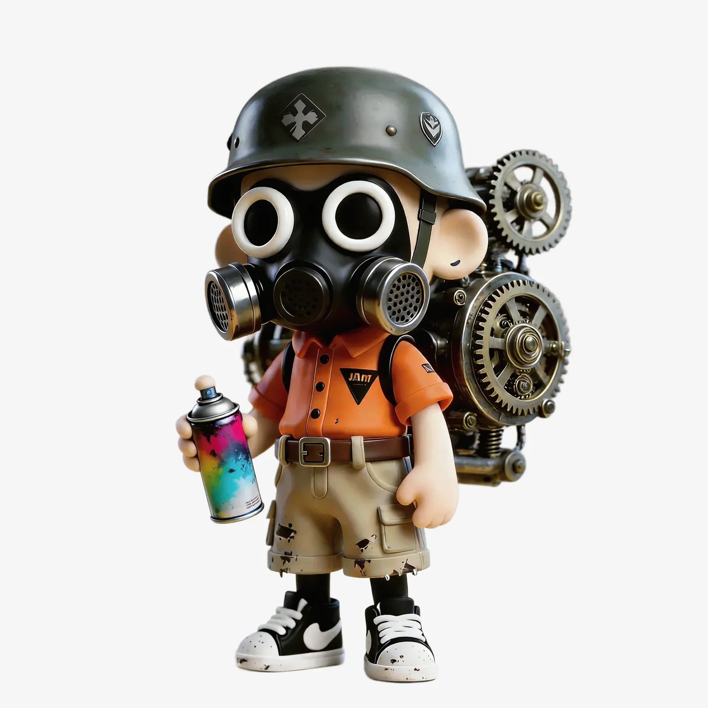 Mechanical Style Trendy Character Figurine