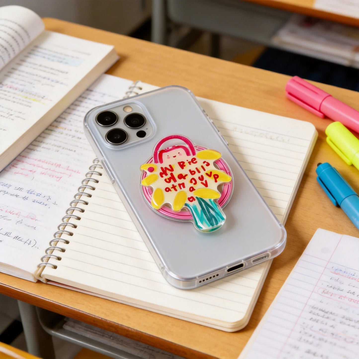 Cute Floral Style Phone Grip Stand