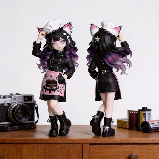 Dark Sweet Cool Chef Figurine