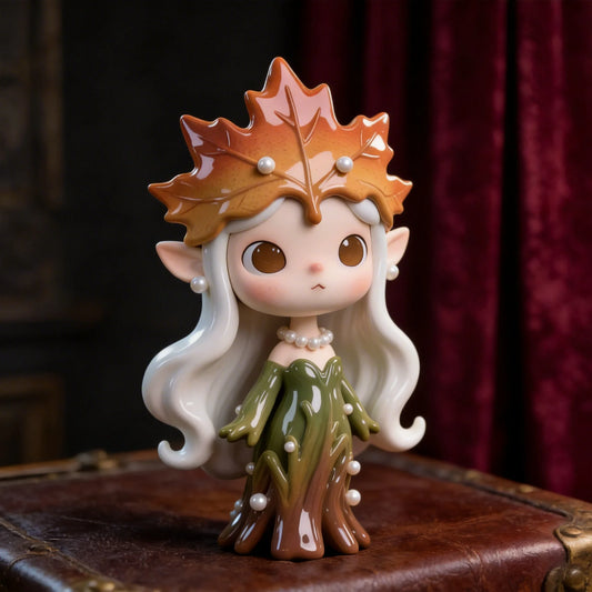 Maple Leaf Elf Figurines