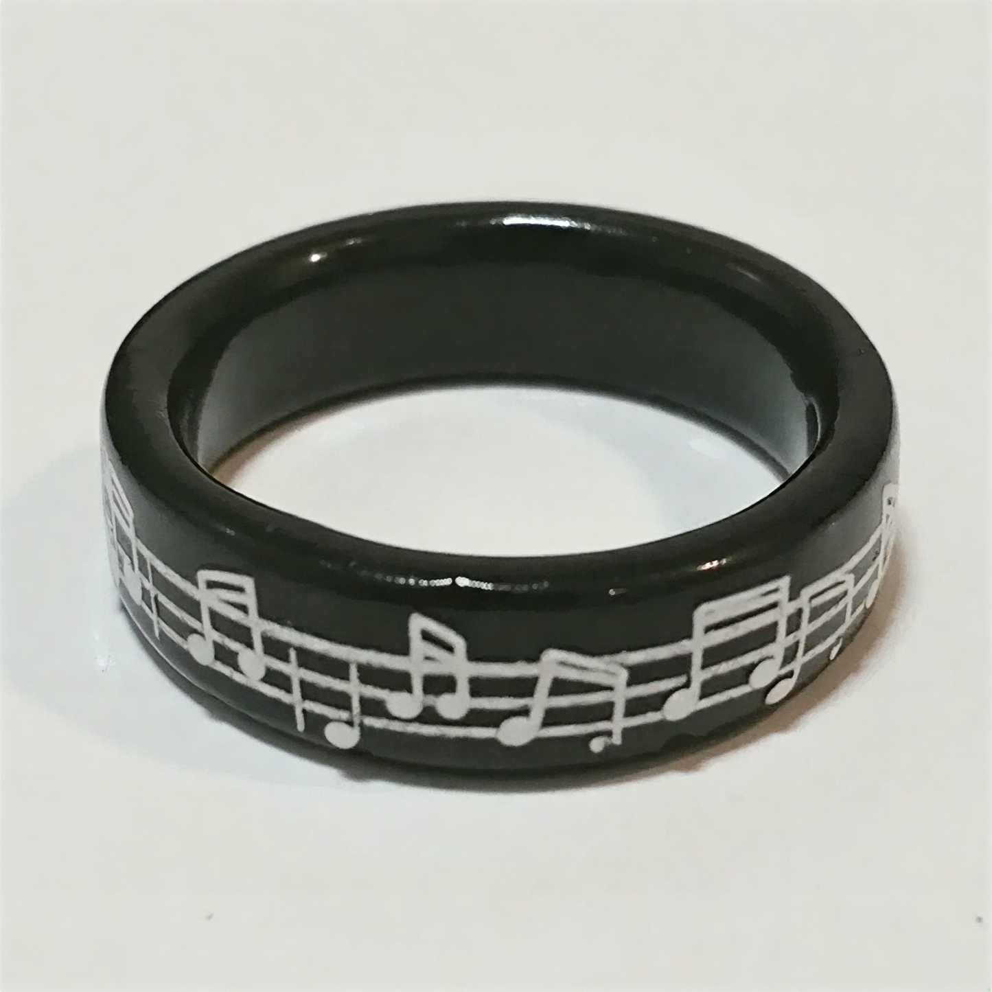 Musical Note Black Ring