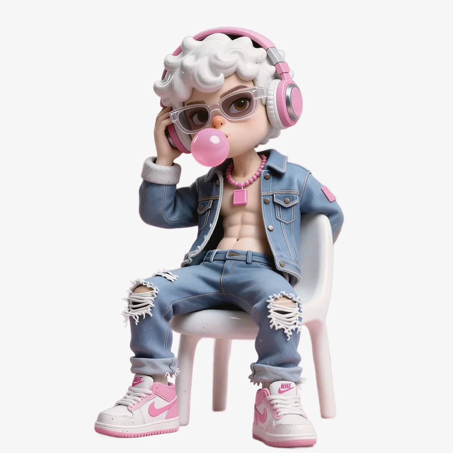 Trendy Bubble Boy Figurine