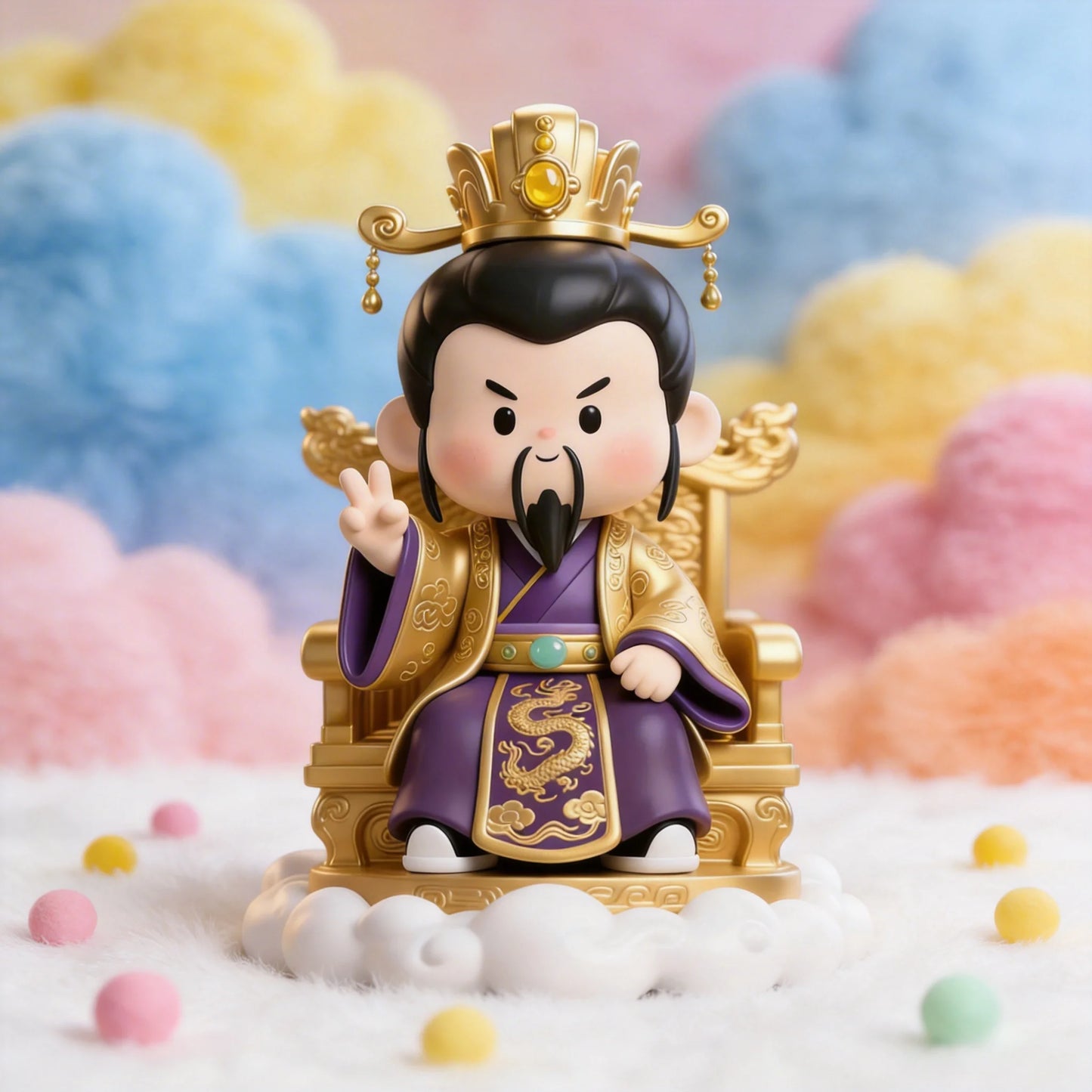 Ancient Emperor Figurine