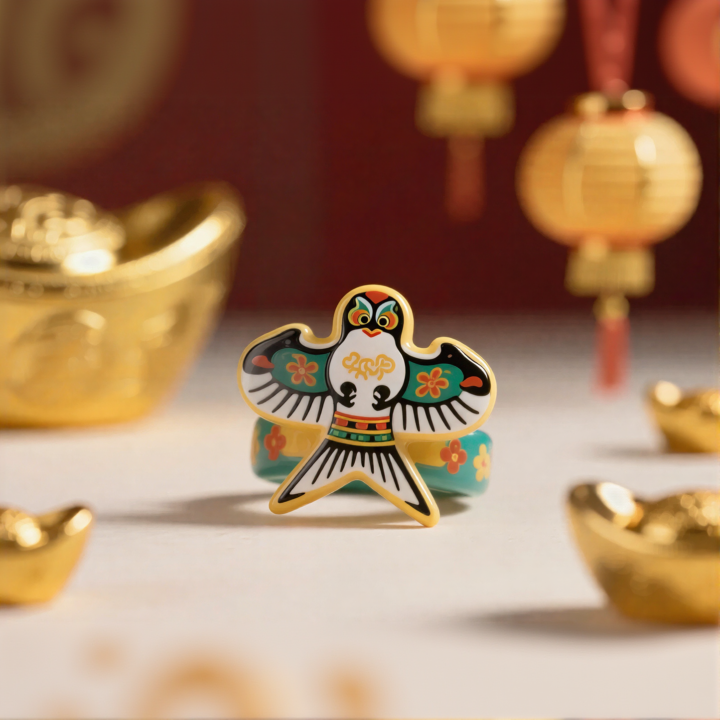 Chinese Style Swallow Shaped Rings