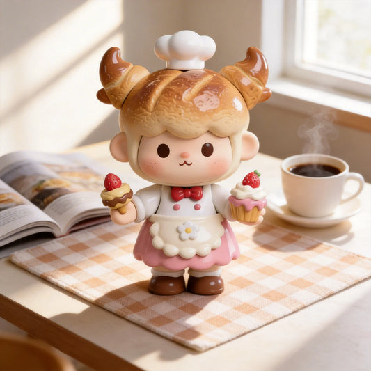 Bread Dessert Cute Figurine