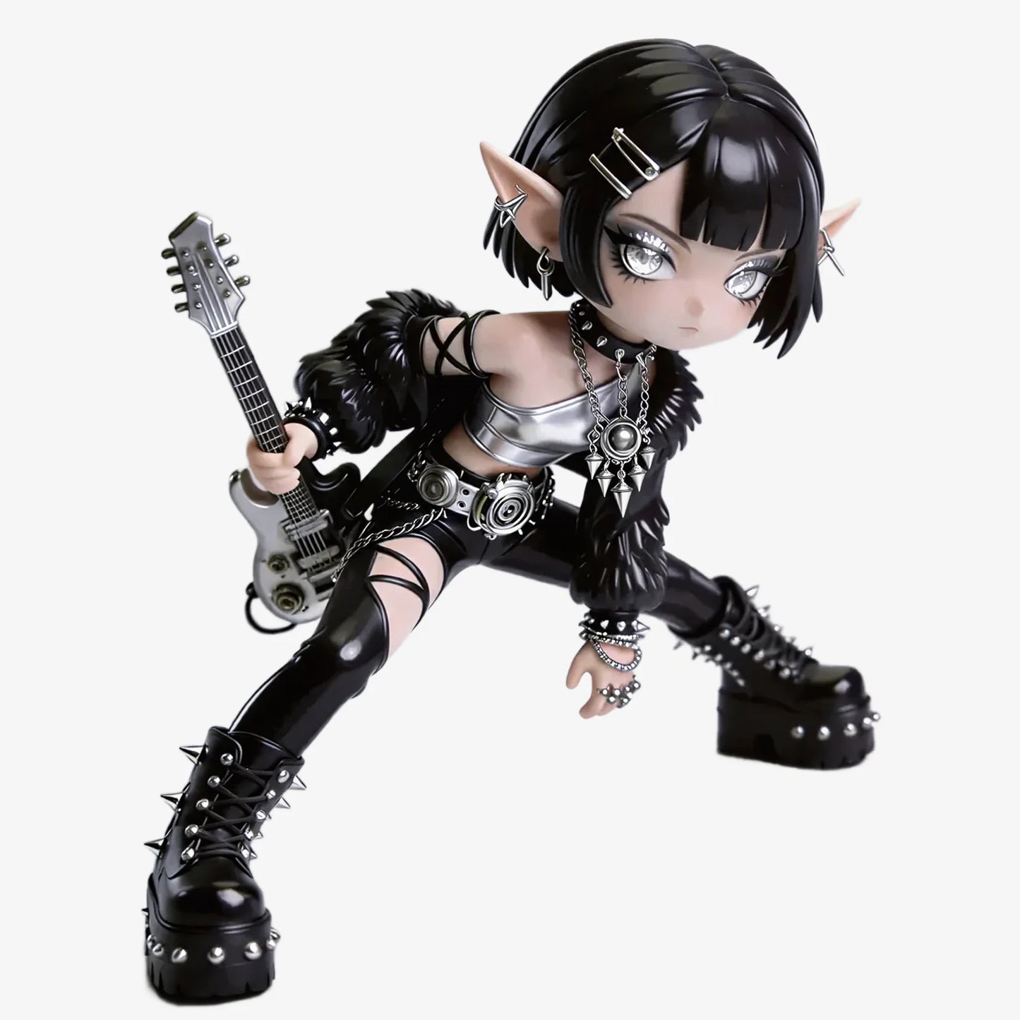 Rock Style Elf Figurine