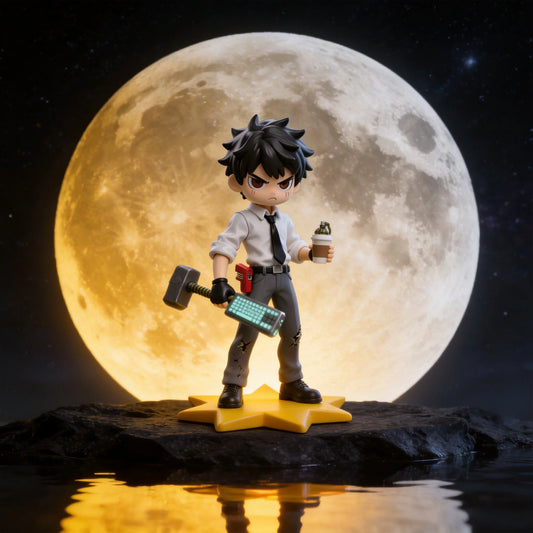 Workplace Irritable Figure Figurine
