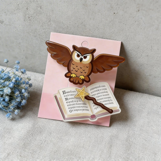 Magic Owl Hair Clip