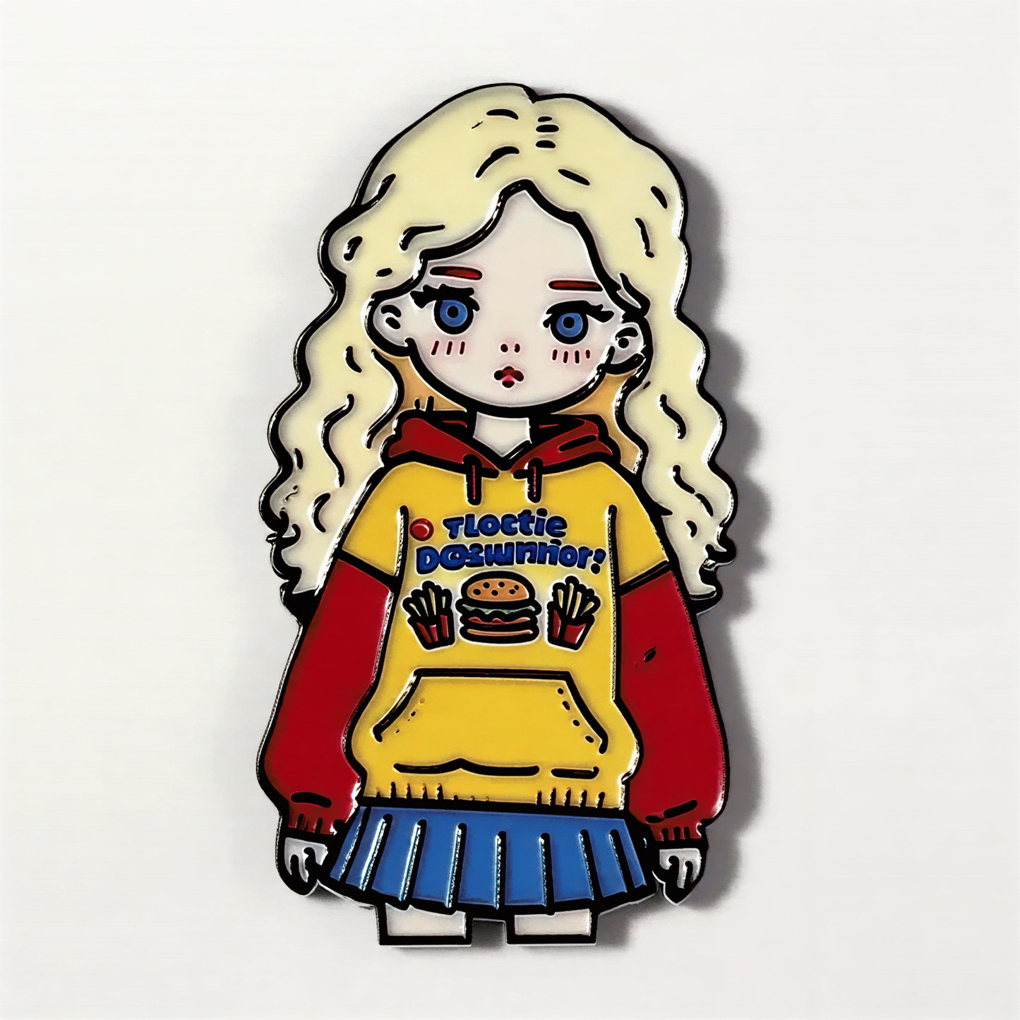 Cute Food Girl Fridge Magnet