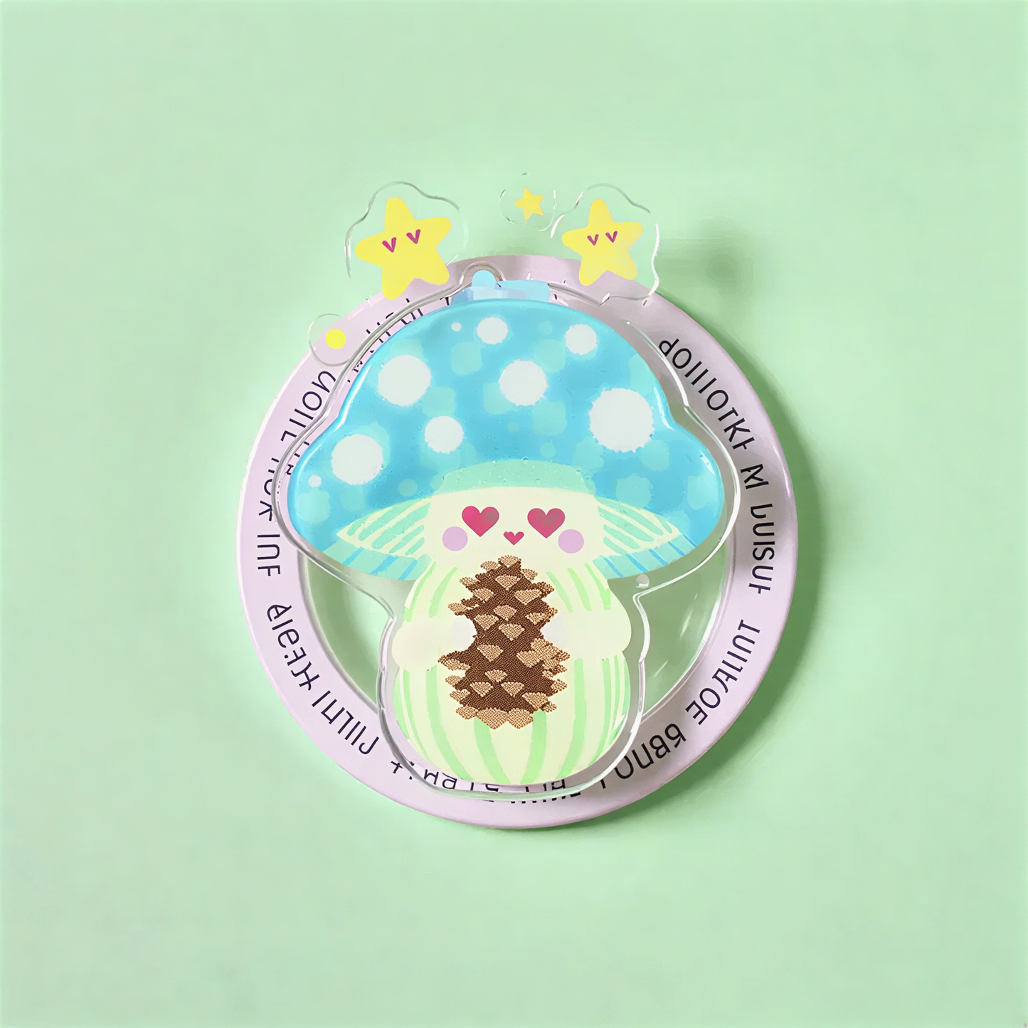 Cute Mushroom Shape Phone Grip Stand