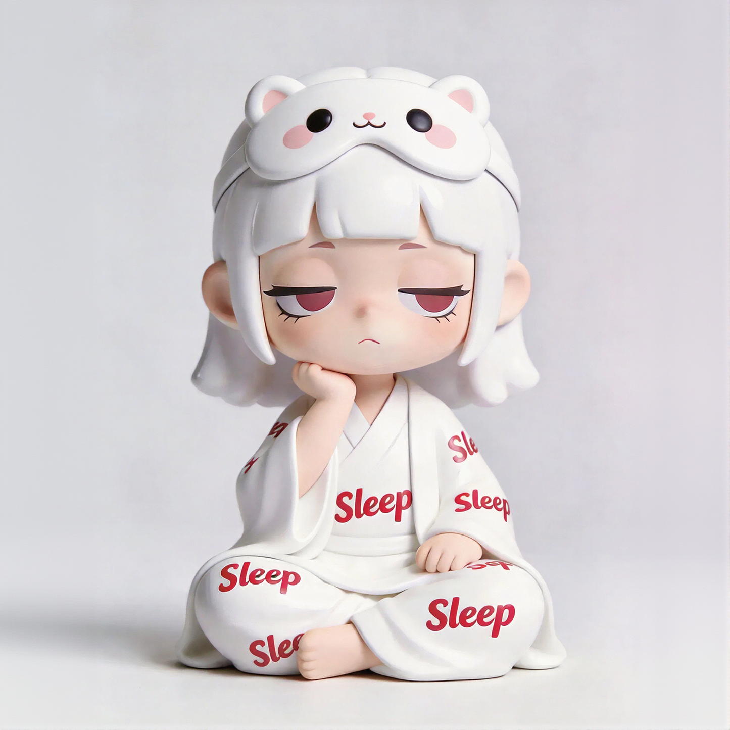 Cute Sleeping Face Figurines