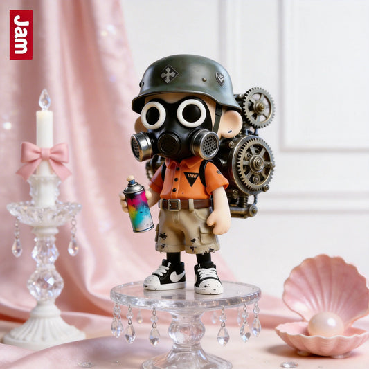 Mechanical Style Trendy Character Figurine