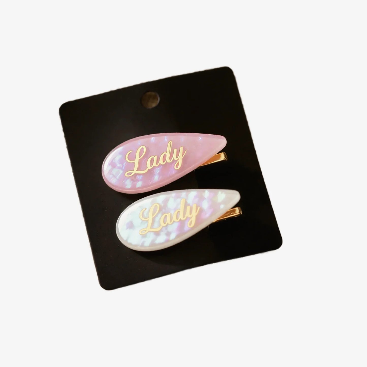 水滴形Lady发夹
