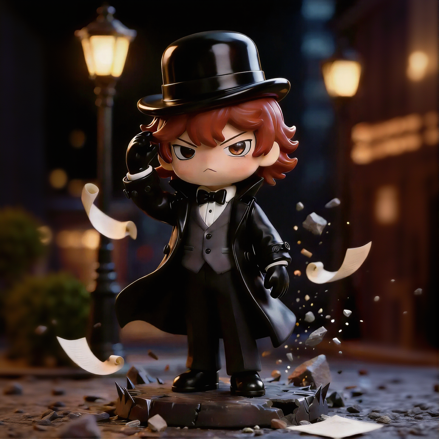Black Suit Gentleman Figurine