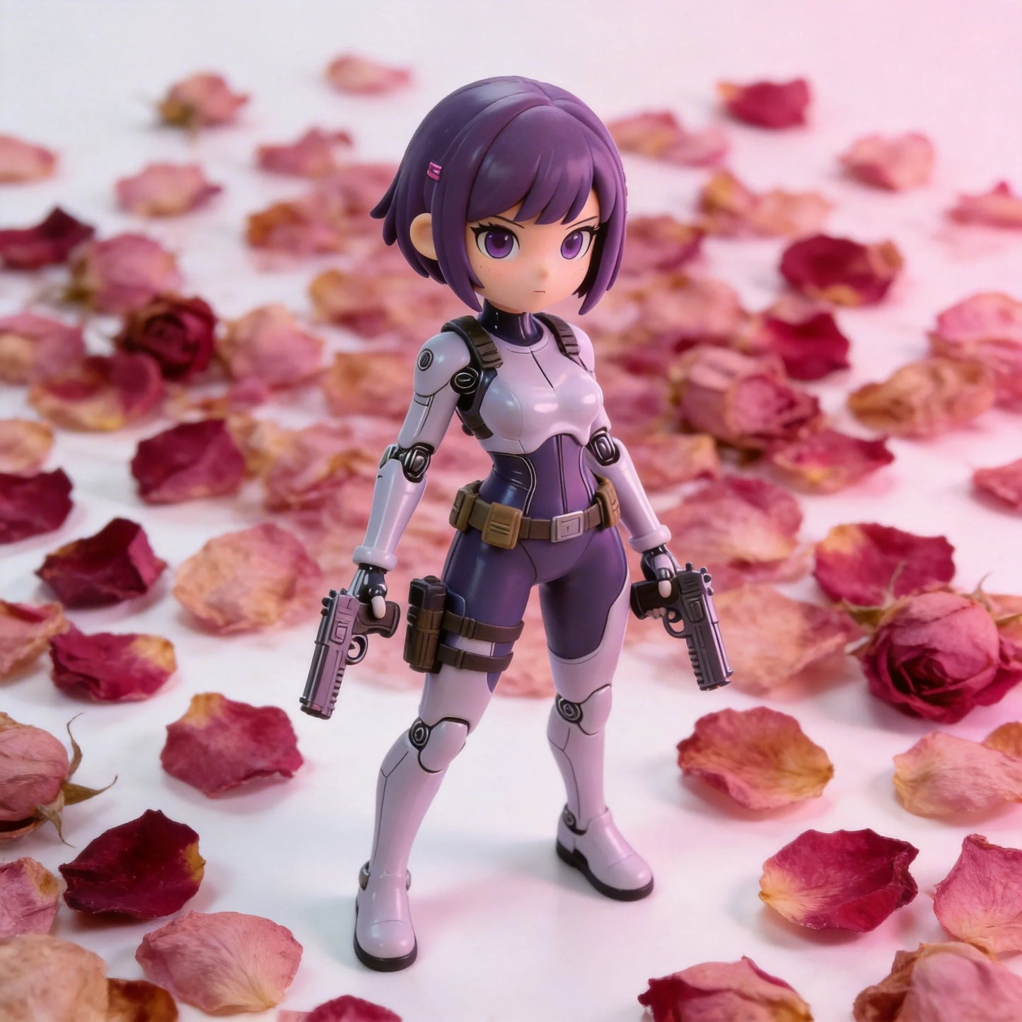 Cyber Style Girl Figurines