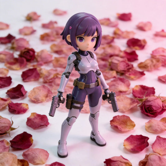 Cyber Style Girl Figurines