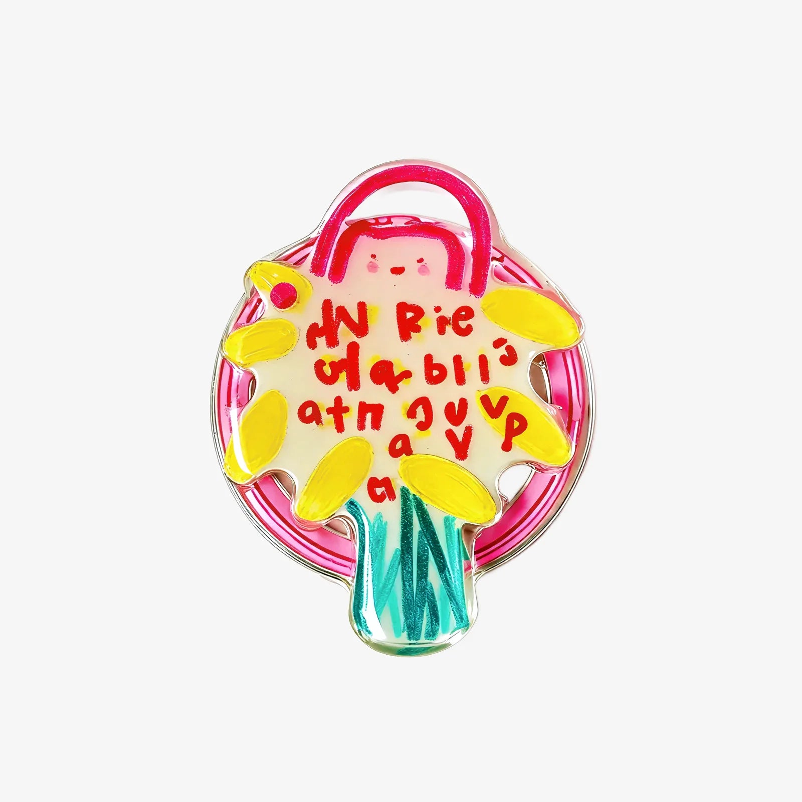 Cute Floral Style Phone Grip Stand