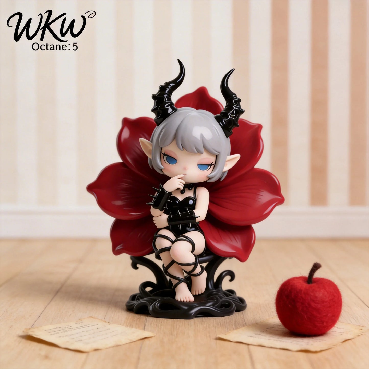 Dark Flower Elf Figurine