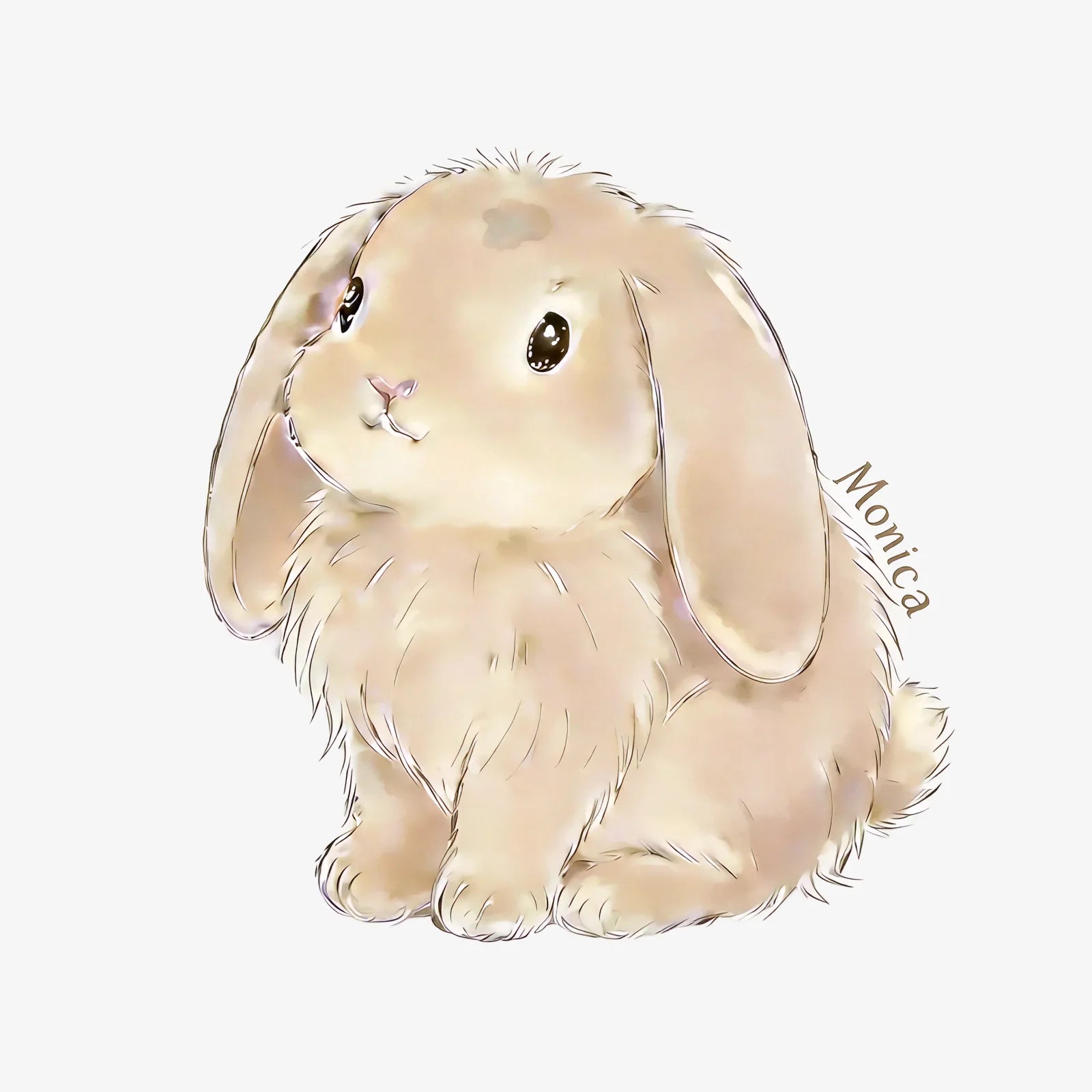 Cute Little Rabbit Phone Grip Stand