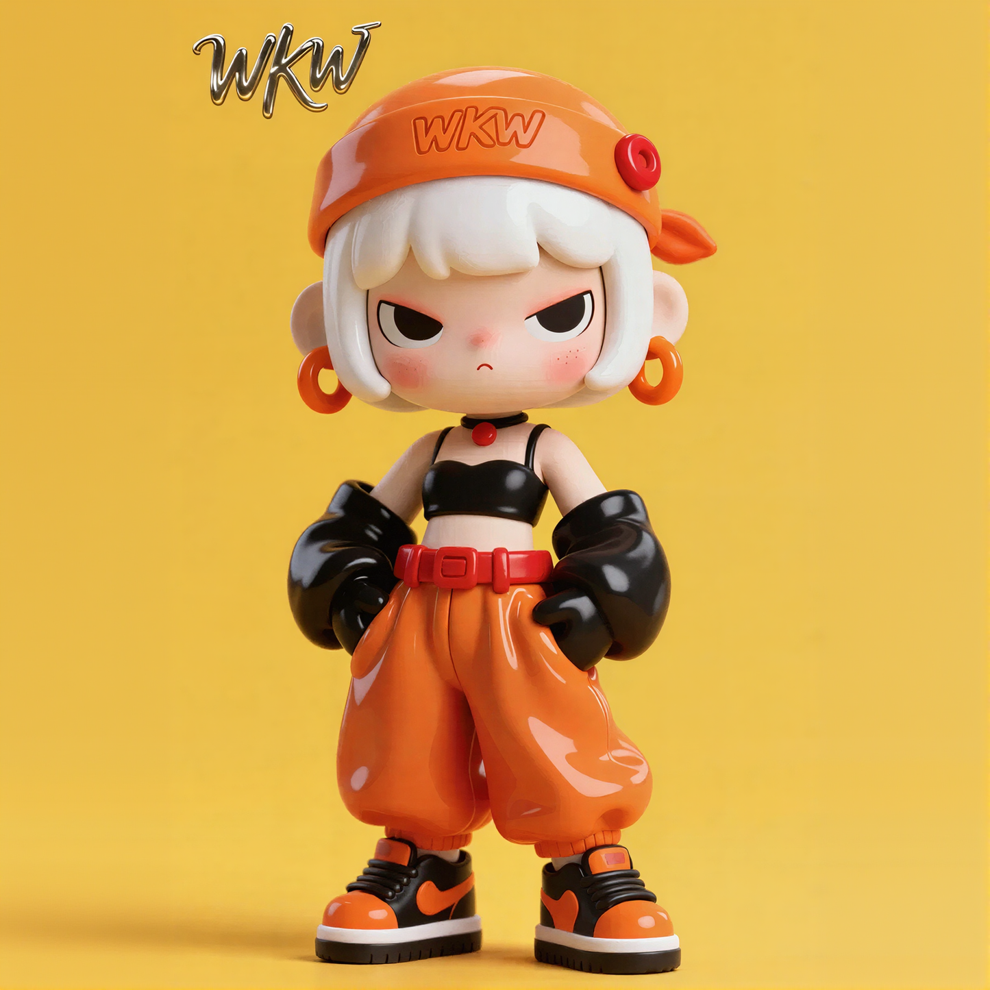 Trendy Hip-Hop Style Figurines
