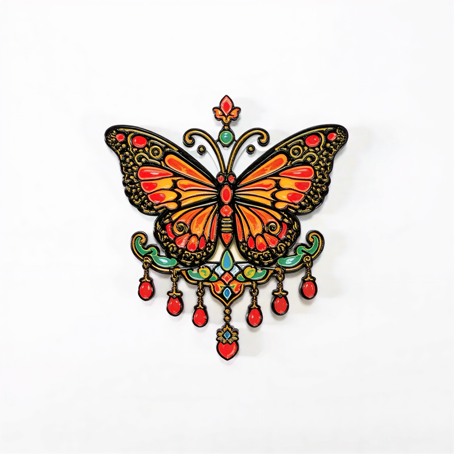 Gorgeous Butterfly Decor Fridge Magnet