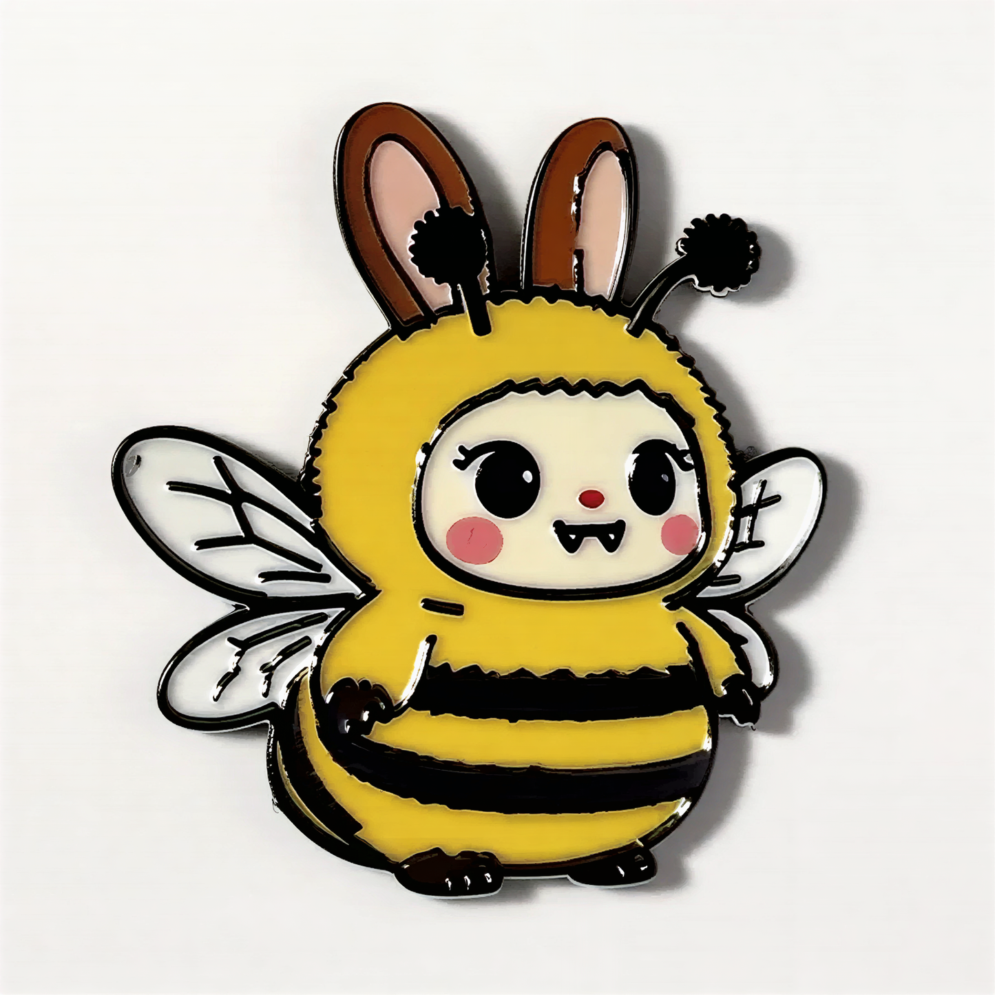 Cute Rabbit Ear Bee Fridge Magnet
