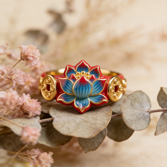 Lotus Gold Ring