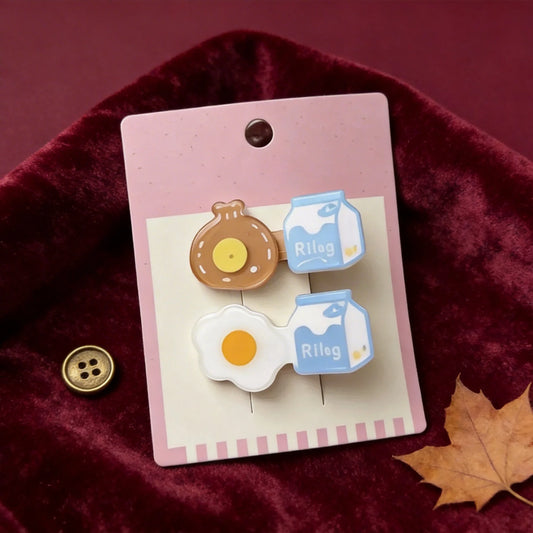 Breakfast Element Hair Clip