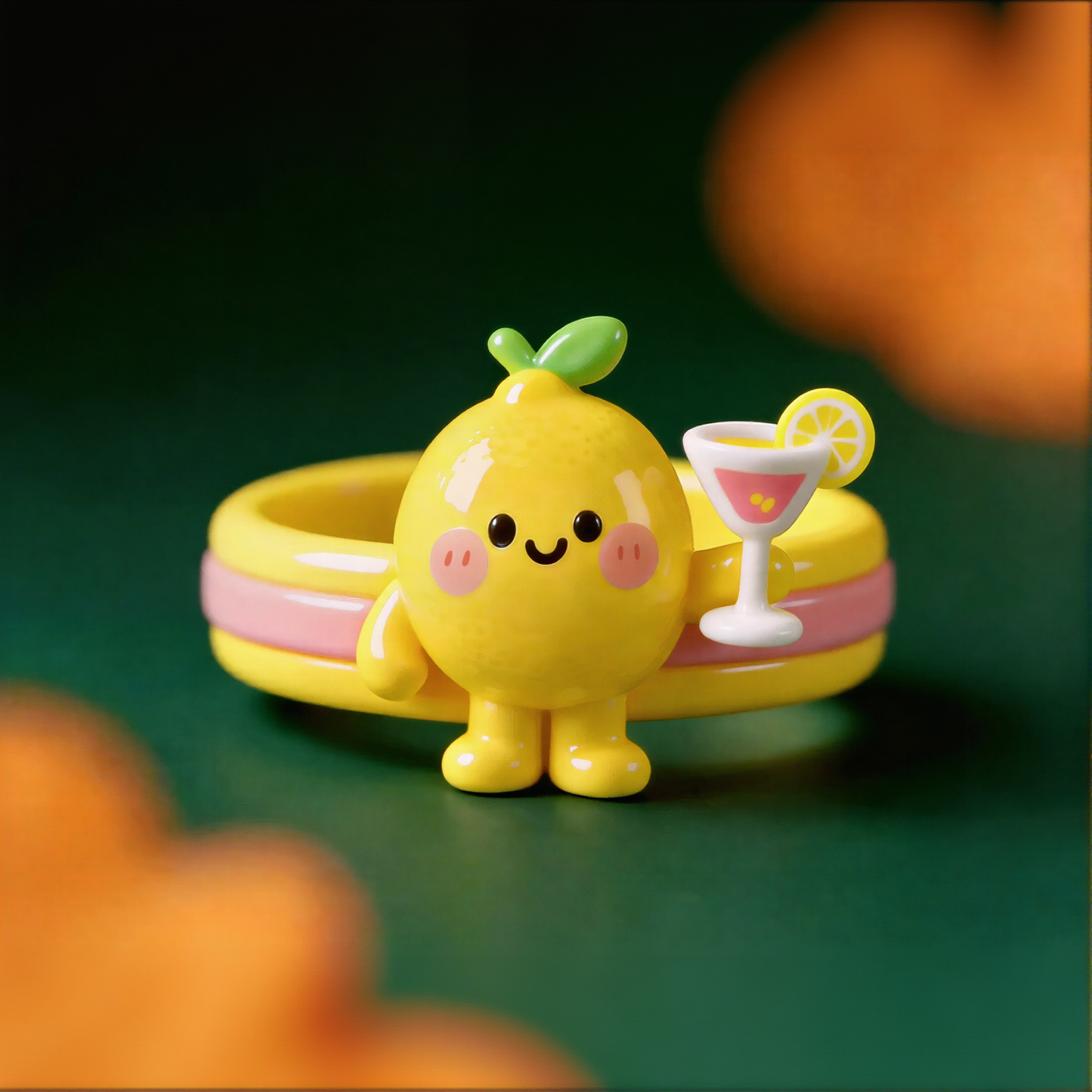Cute Lemon Drink Rings