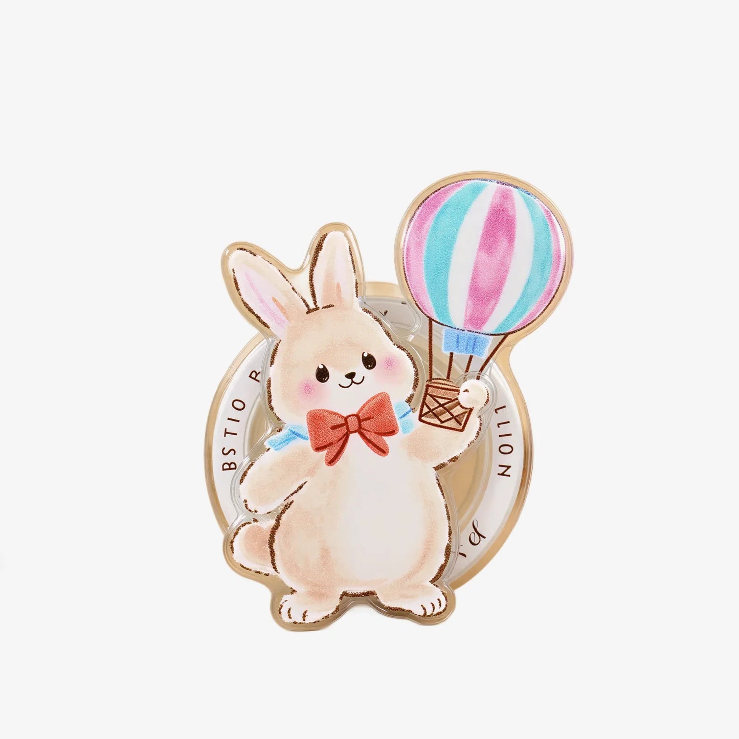 Rabbit Hot Air Balloon Phone Grip Stand