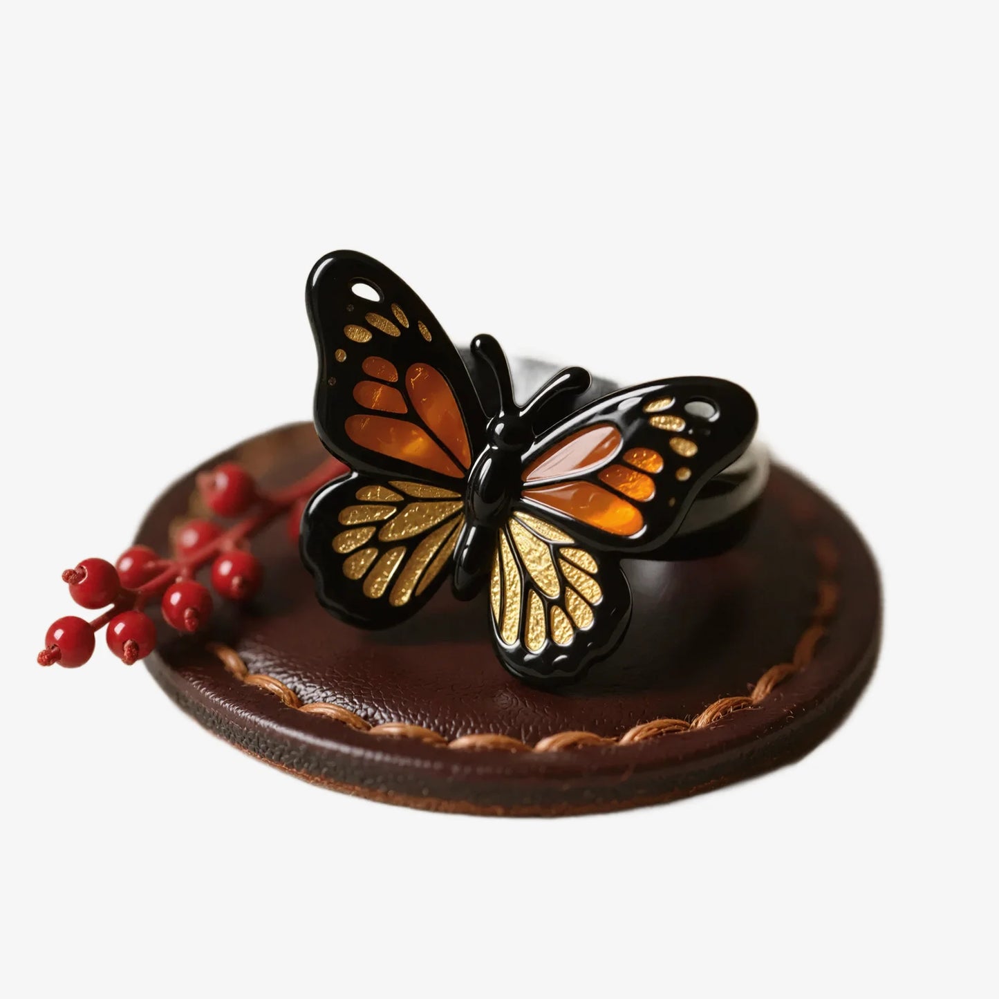 Butterfly Resin Rings