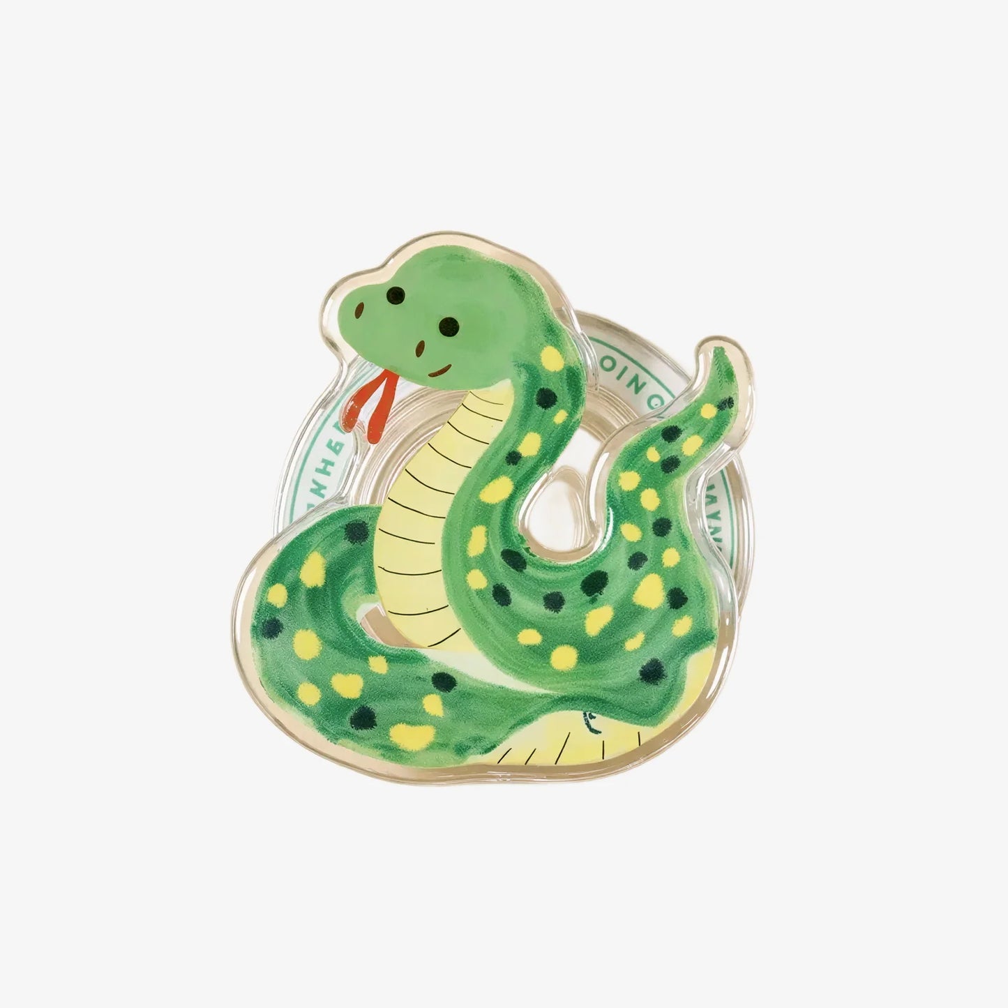 Cute Green Snake Shape Phone Grip Stand