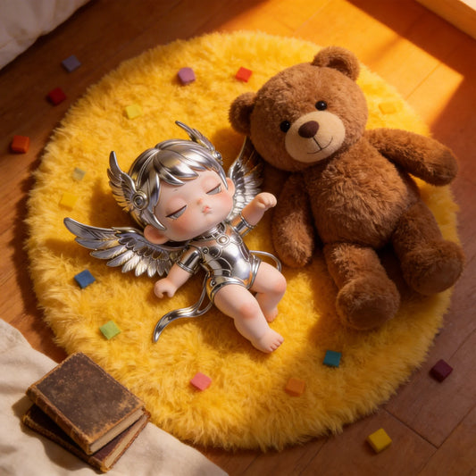 Silver Wing Angel Figurine