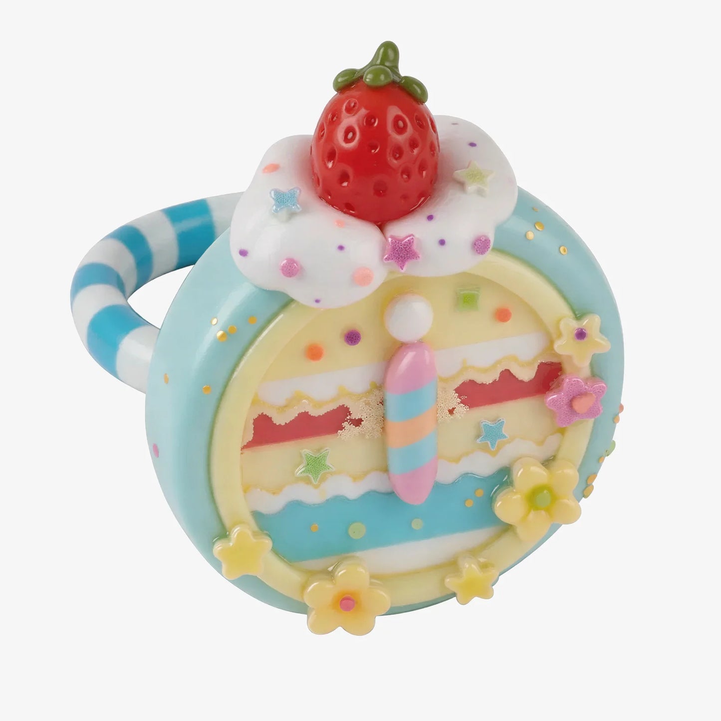 Strawberry Dessert-Style Rings
