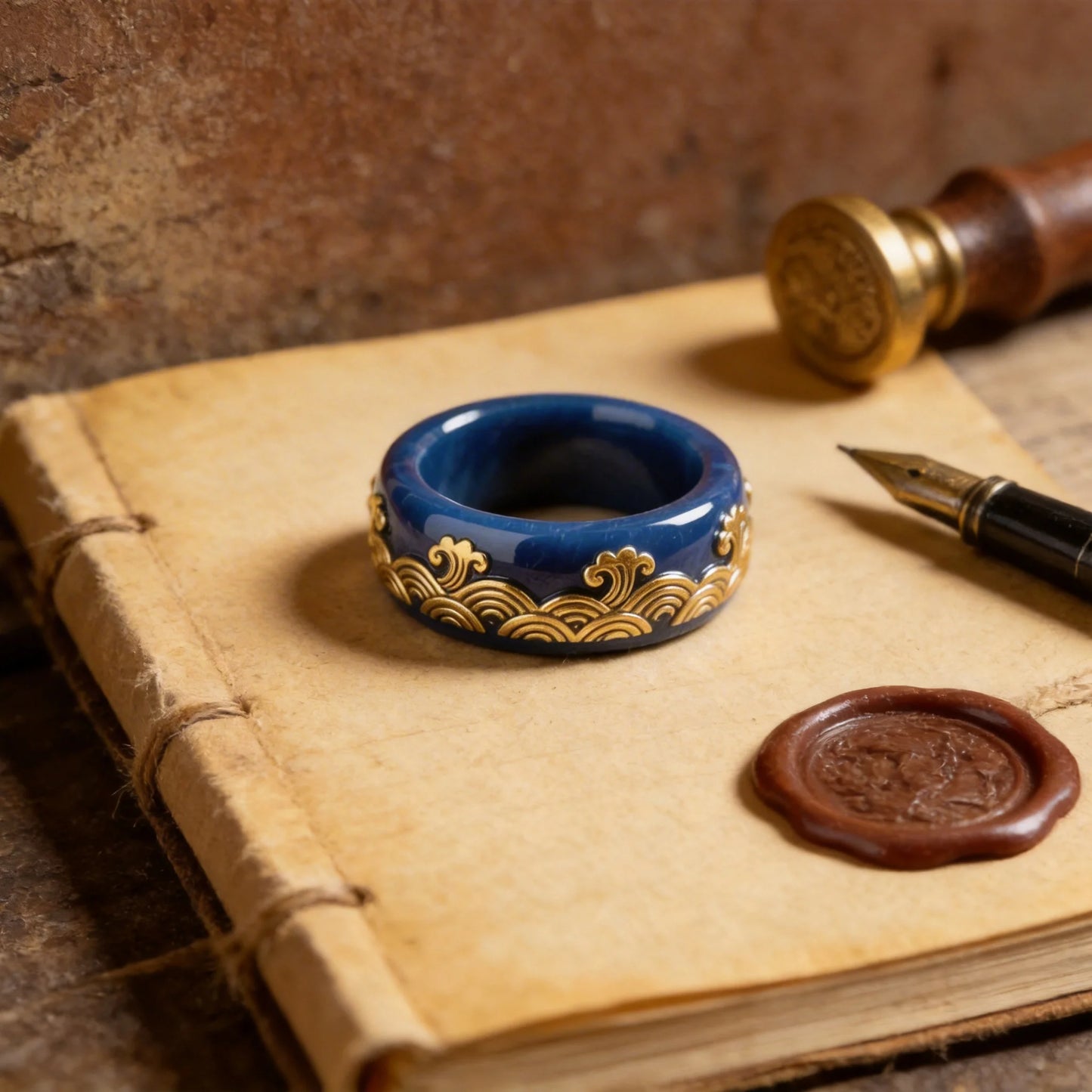 Wave Pattern Ring