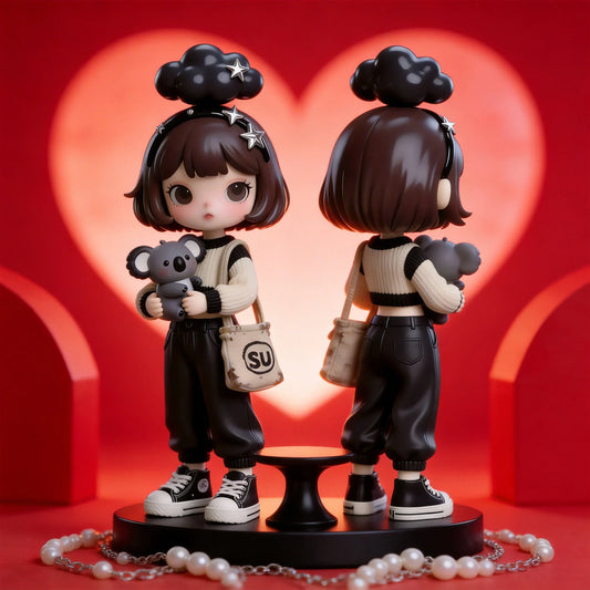 Cute Cloud Girl Figurine