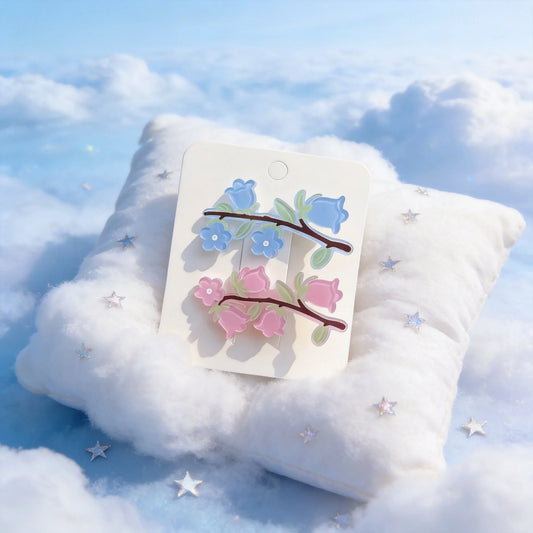 Flower Branch Hair Clip