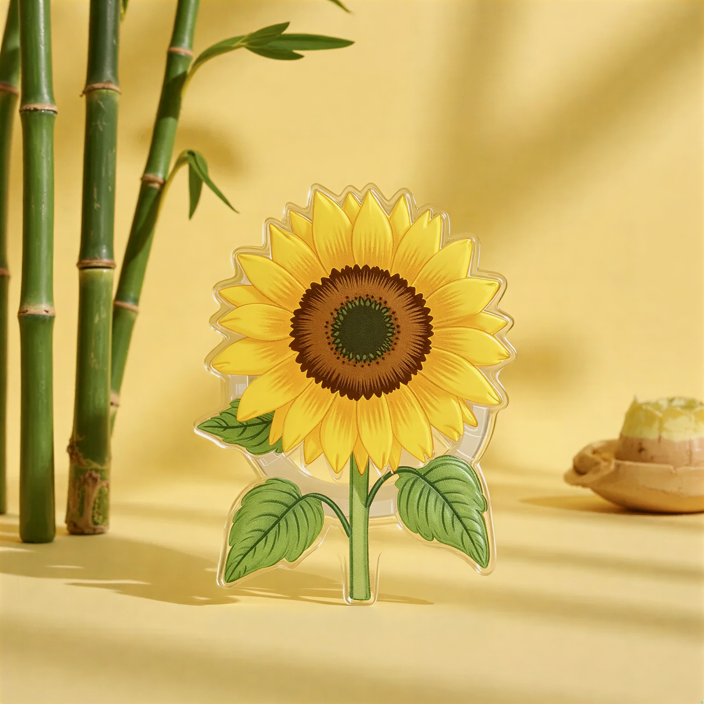 Sunflower Vitality Phone Grip Stand
