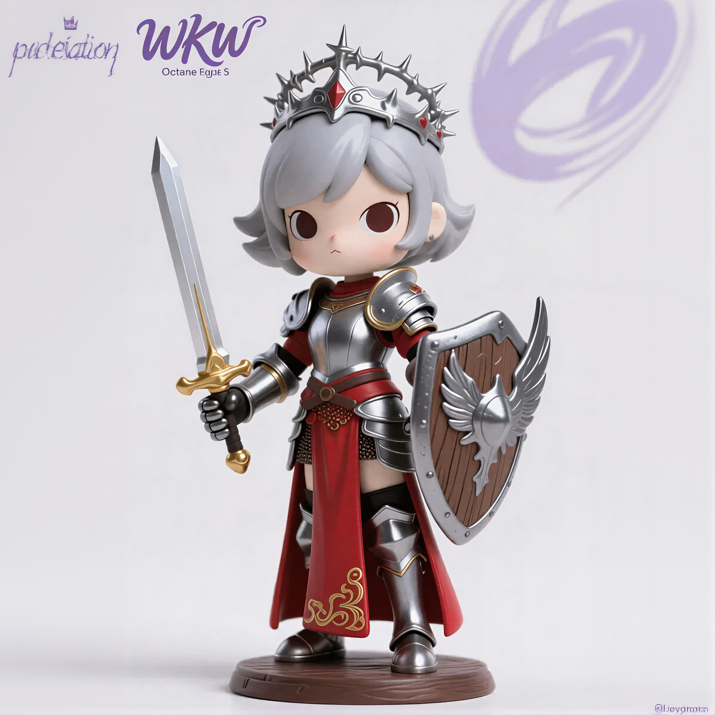 Armor Female Warrior Figurine