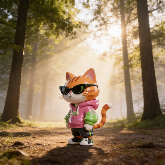Trendy Cool Cat Figurines