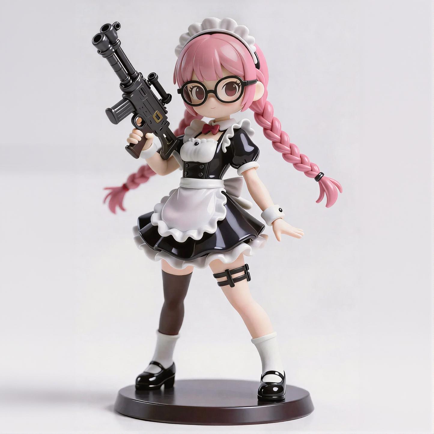 Maid Style Cute Girl Figurine