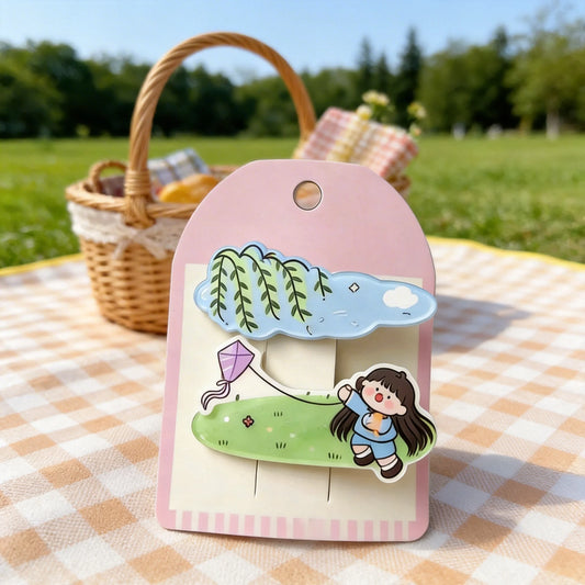SpRings Kite Flying Hair Clip