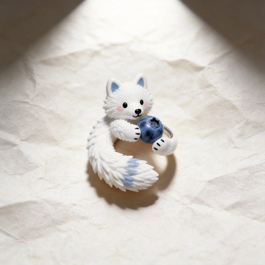 Cute Fox Blueberry Rings