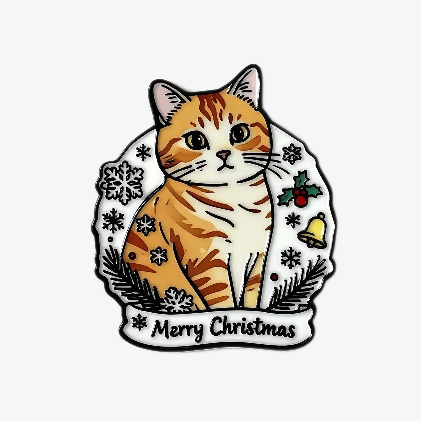 Christmas Cat Fridge Magnet