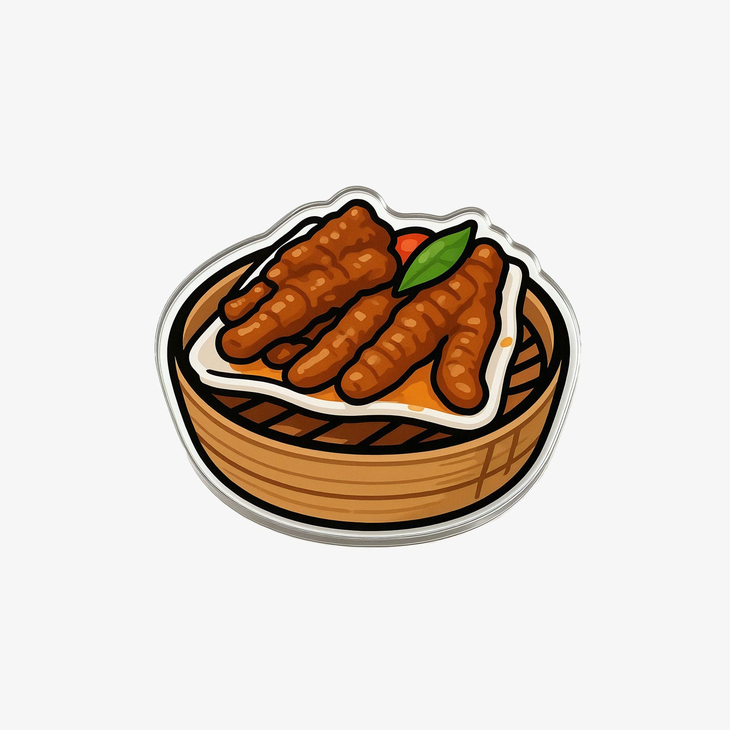 Soy Sauce Steamed Chicken Feet Fridge Magnet