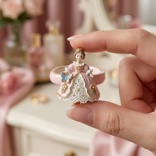 Pink Princess-Style Rings