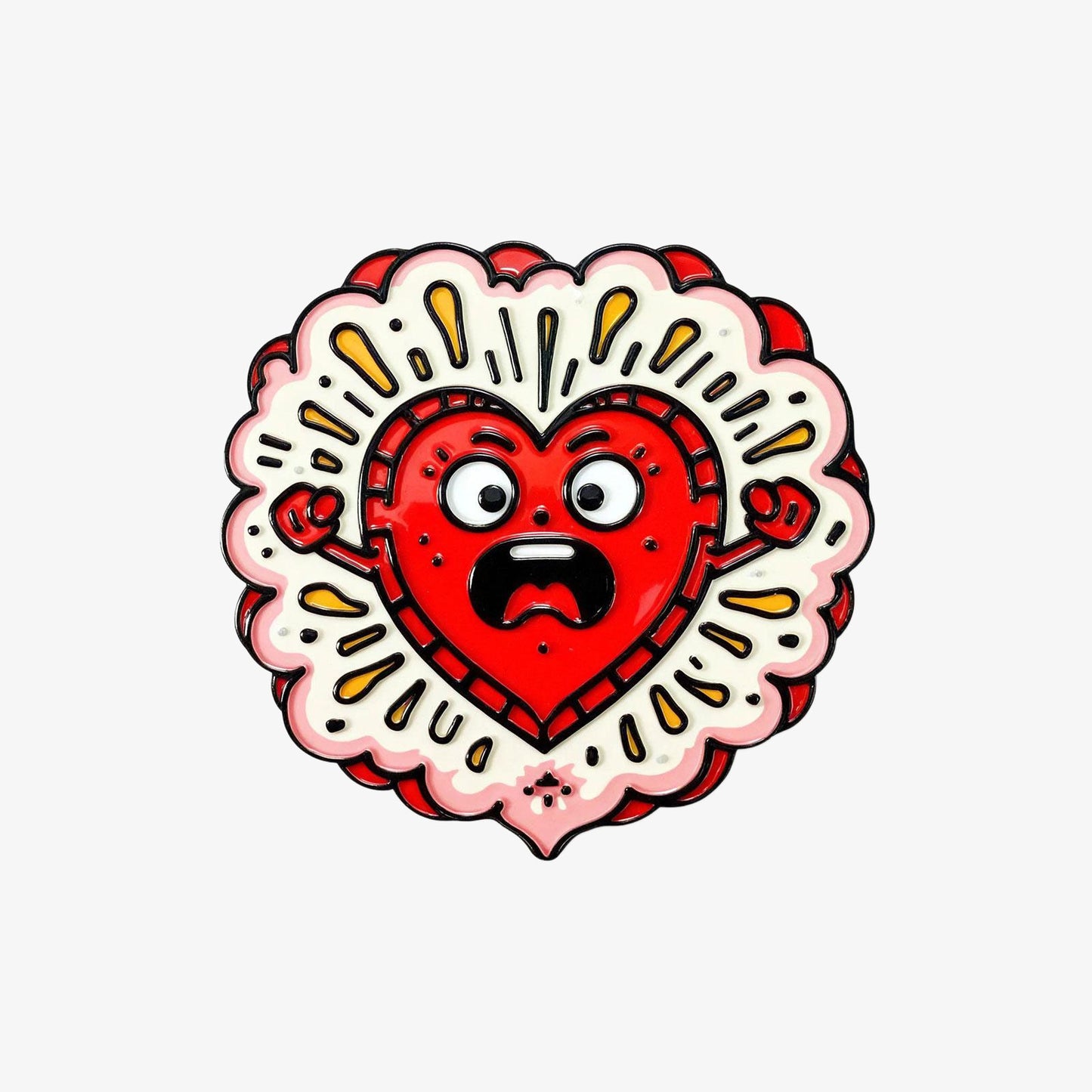 Heart Beat Fridge Magnet
