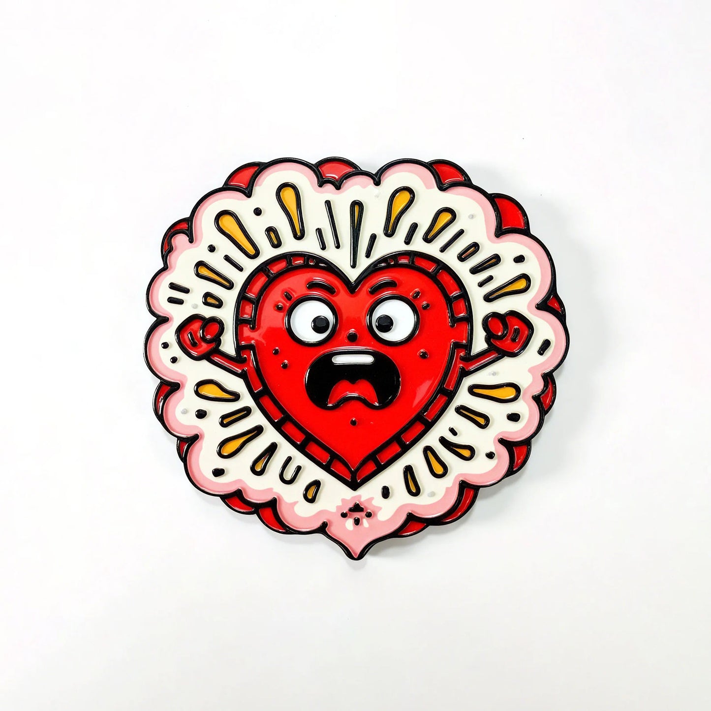 Heart Beat Fridge Magnet